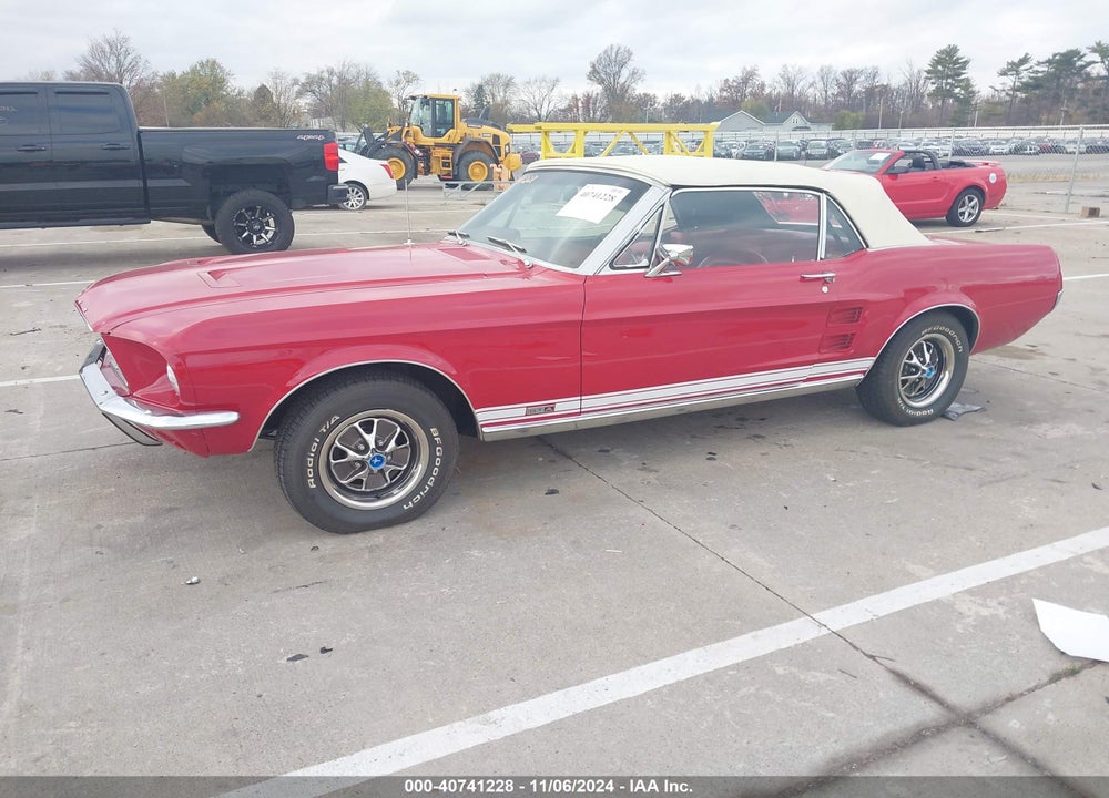 1967 FORD MUSTANG GT VIN: 7T03S203626