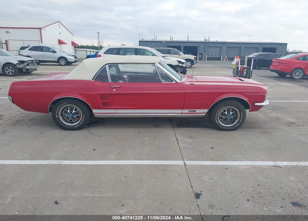 1967 FORD MUSTANG GT VIN: 7T03S203626