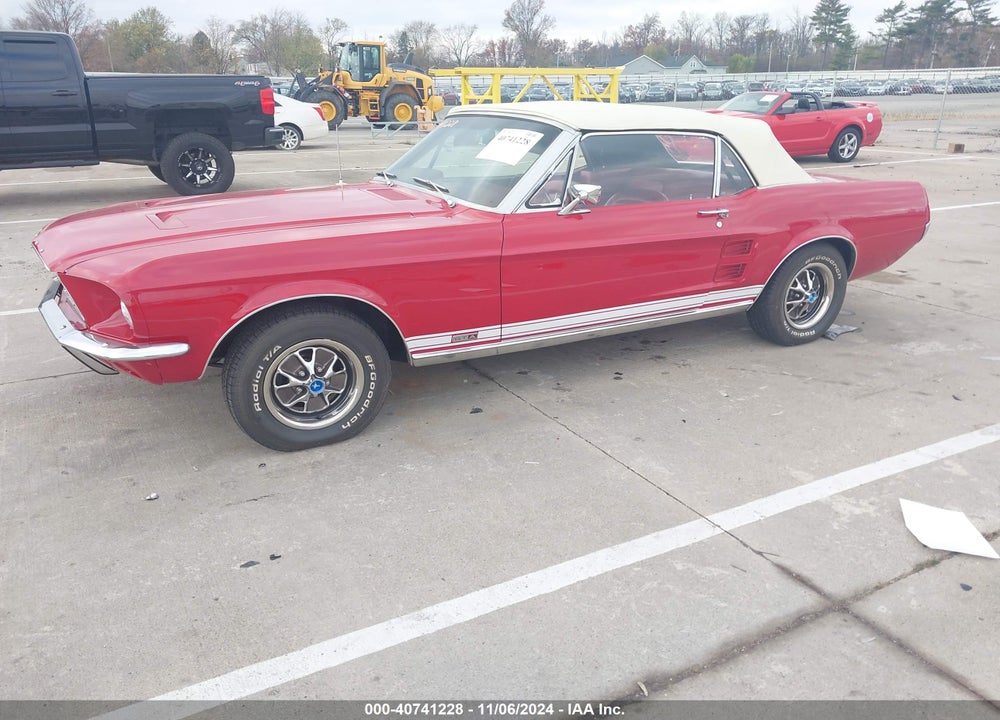 1967 FORD MUSTANG GT VIN: 7T03S203626