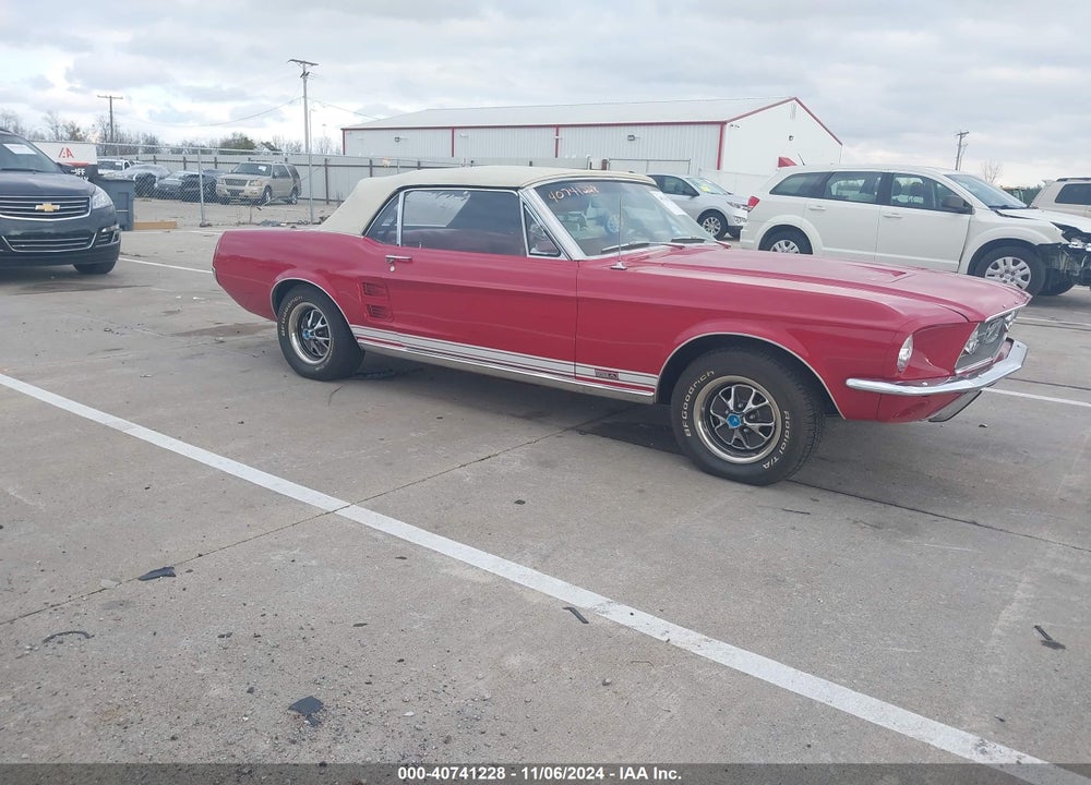 1967 FORD MUSTANG GT VIN: 7T03S203626