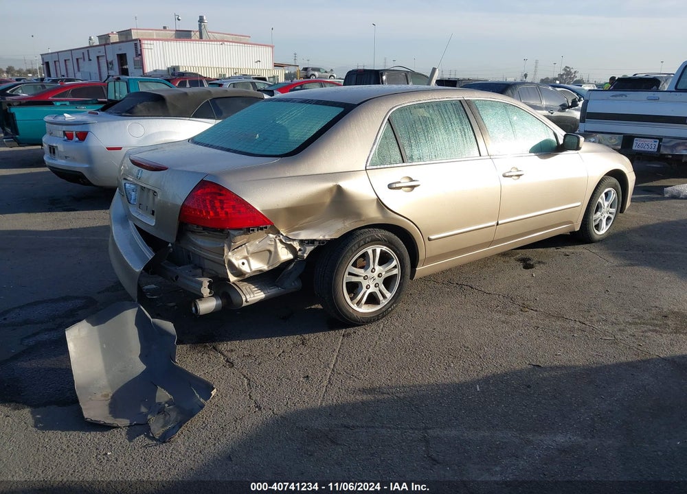 2006 HONDA ACCORD 2.4 EX VIN: 1HGCM567X6A142802