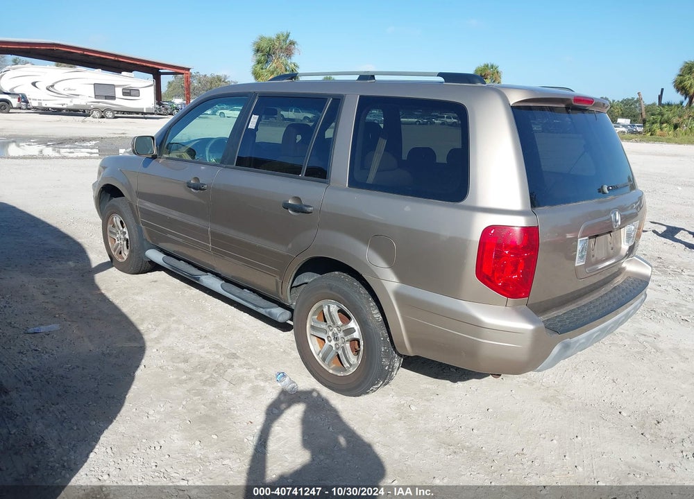 2004 HONDA PILOT EX VIN: 2HKYF18524H520328