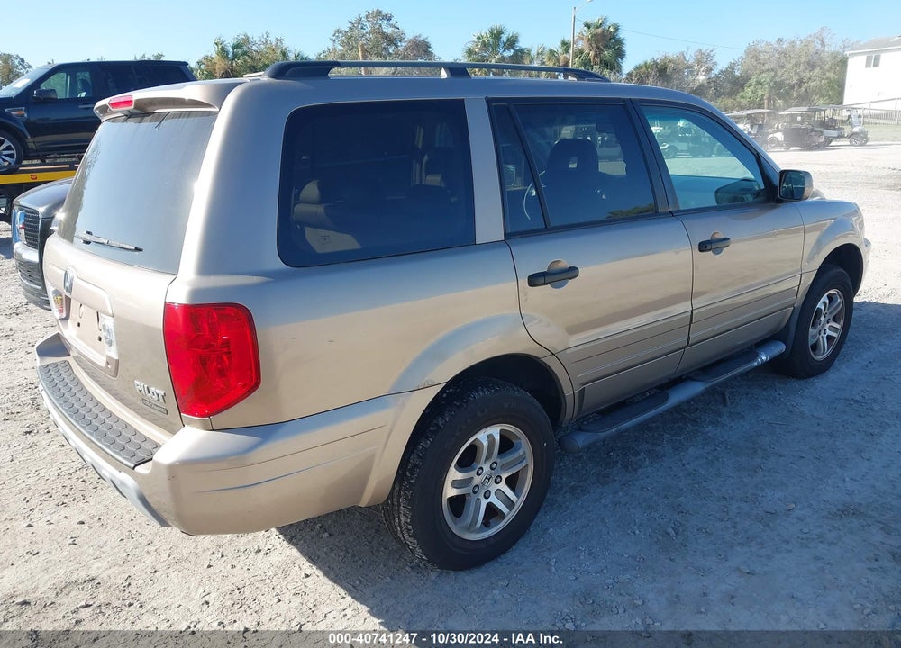 2004 HONDA PILOT EX VIN: 2HKYF18524H520328