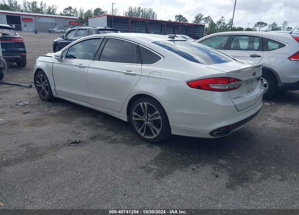 2017 FORD FUSION TITANIUM VIN: 3FA6P0K99HR346390