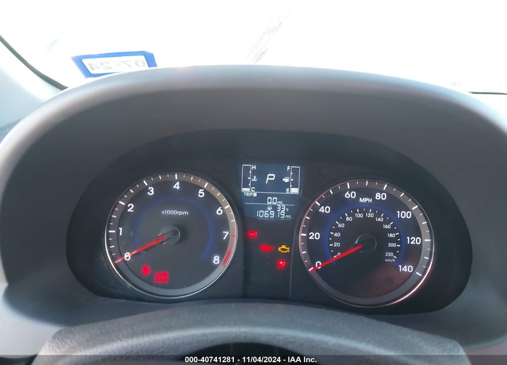2017 HYUNDAI ACCENT SE VIN: KMHCT4AE4HU217623
