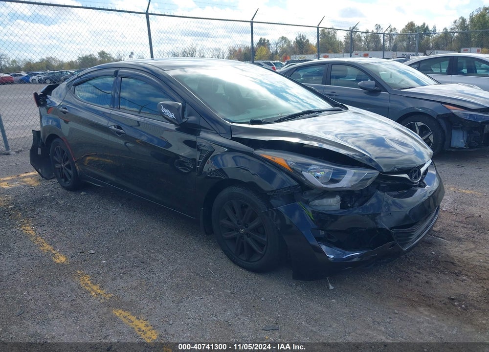 2016 HYUNDAI ELANTRA SE VIN: 5NPDH4AE7GH775453