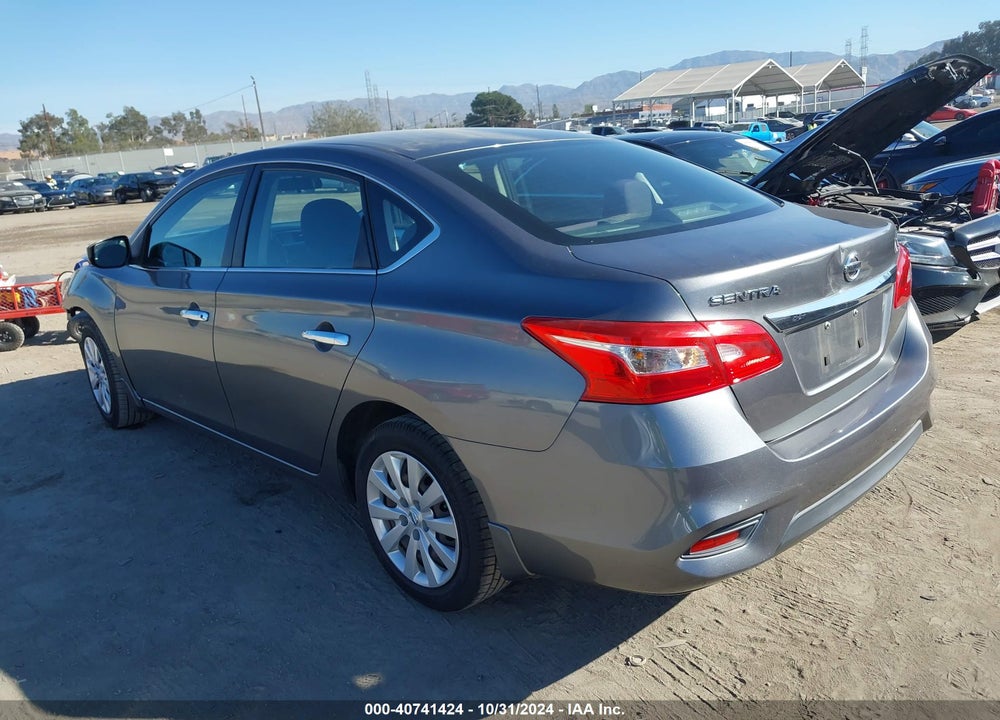 2016 NISSAN SENTRA S VIN: 3N1AB7AP9GY264629