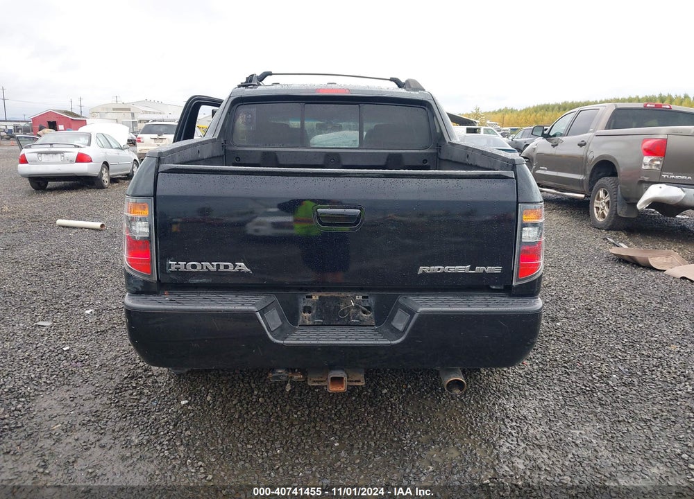 2006 HONDA RIDGELINE RTL VIN: 2HJYK16526H500229
