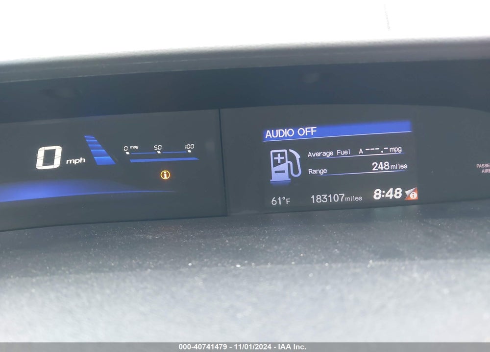2014 HONDA CIVIC HYBRID VIN: 19XFB4F26EE201176