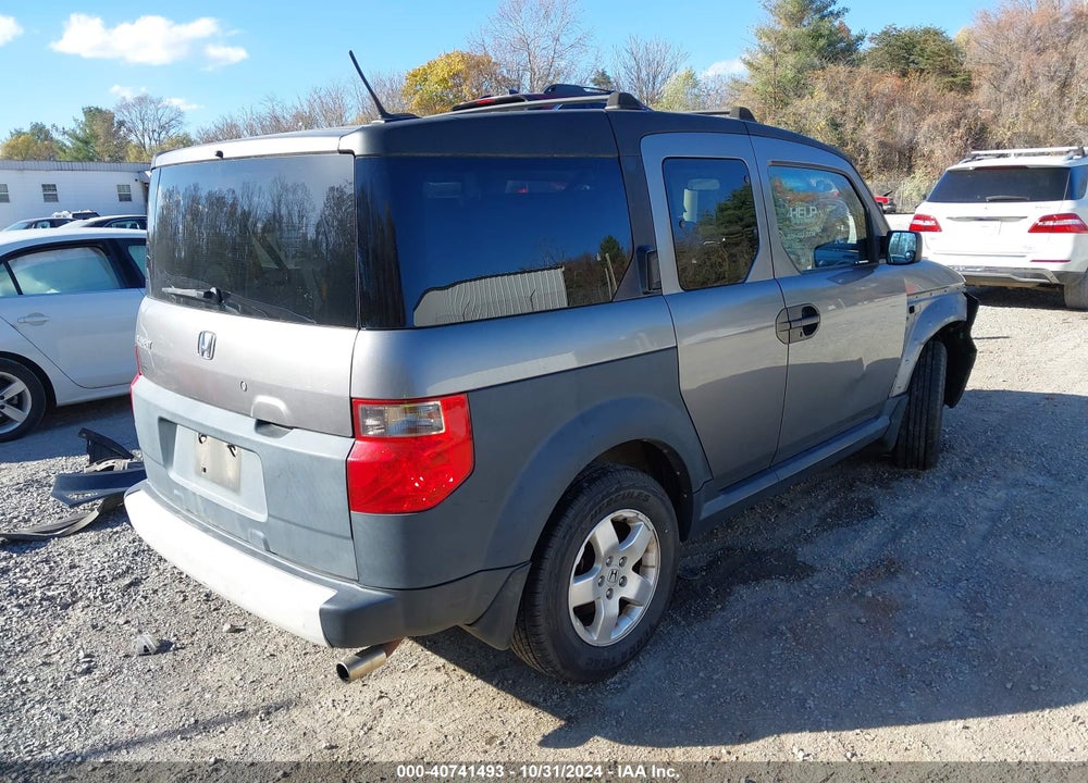 2005 HONDA ELEMENT EX VIN: 5J6YH18635L015537