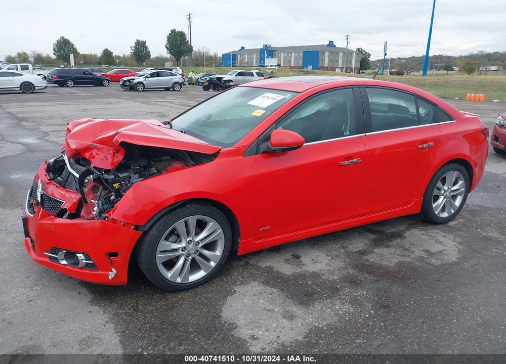 2014 CHEVROLET CRUZE LTZ VIN: 1G1PG5SB8E7302648