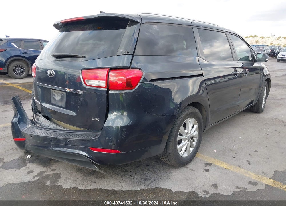 2016 KIA SEDONA LX VIN: KNDMB5C12G6149465