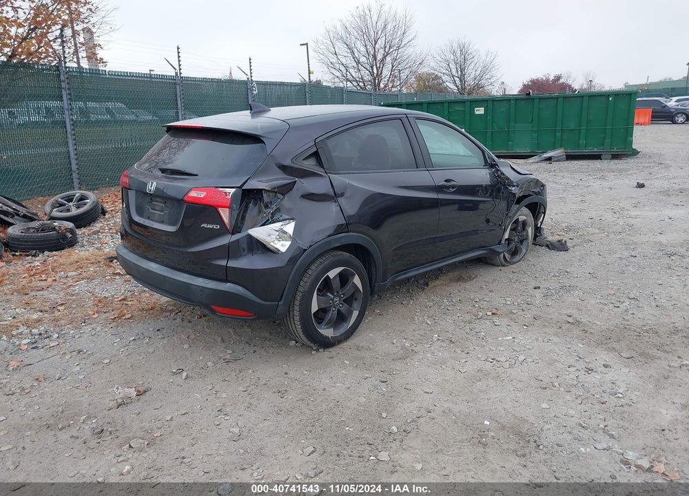 2018 HONDA HR-V EX VIN: 3CZRU6H55JM711586