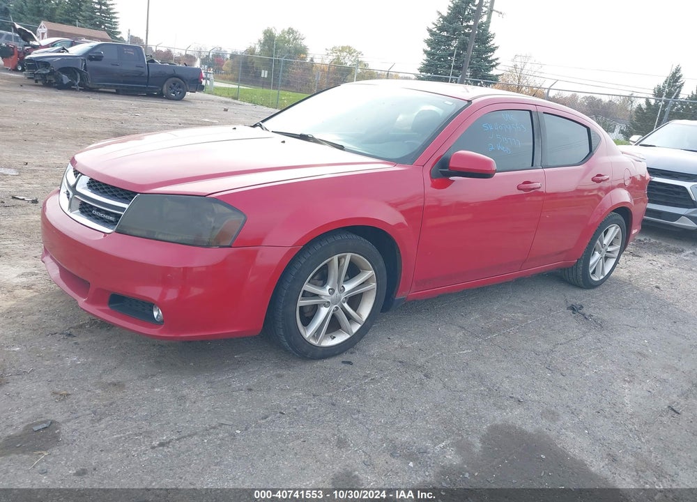 2011 DODGE AVENGER MAINSTREET VIN: 1B3BD1FG9BN513777