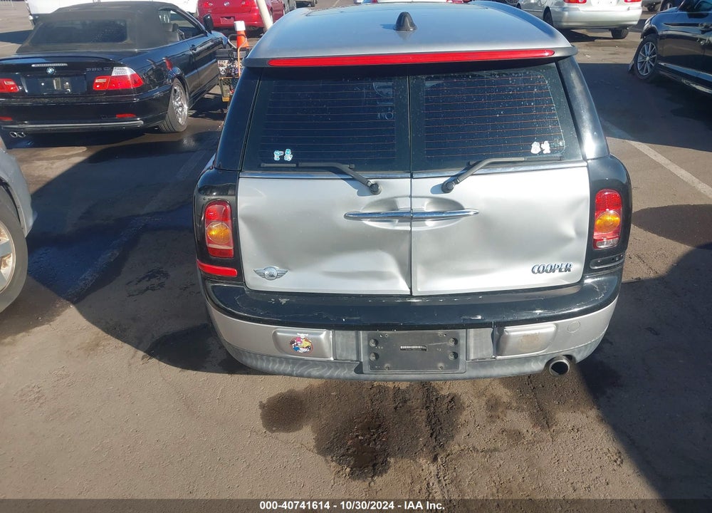 2010 MINI COOPER CLUBMAN VIN: WMWML3C54ATX37801