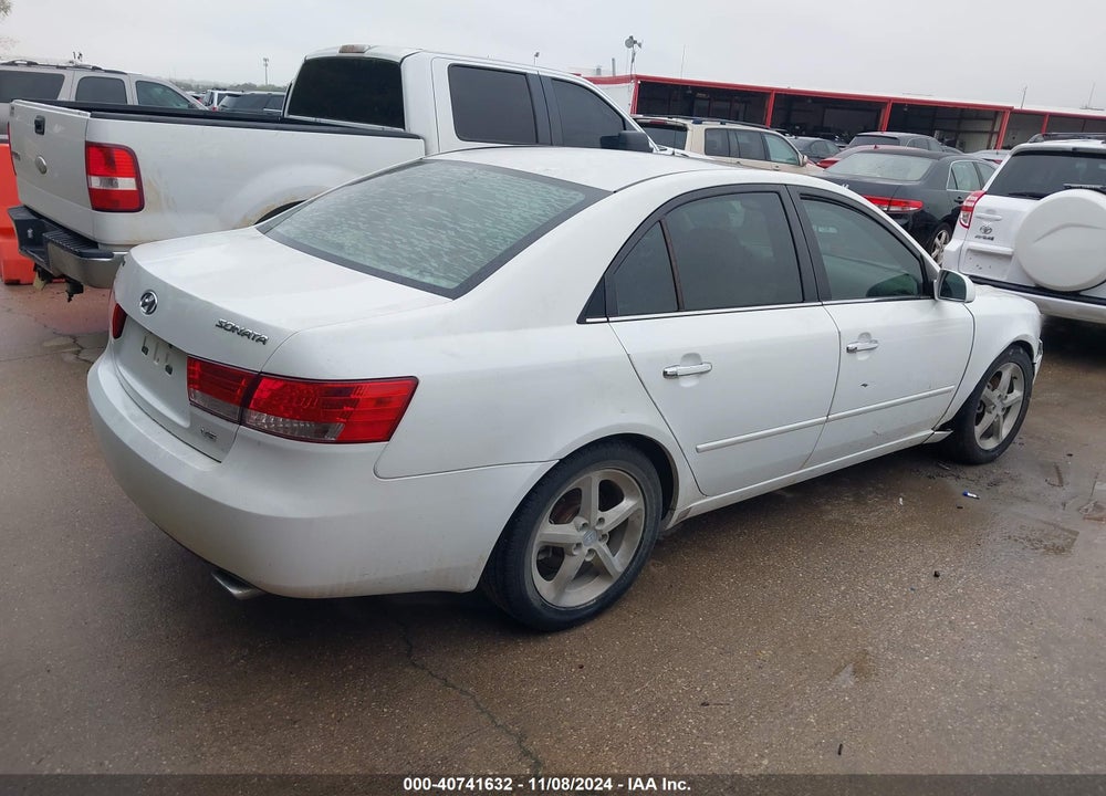 2006 HYUNDAI SONATA GLS V6/LX V6 VIN: 5NPEU46F56H090299