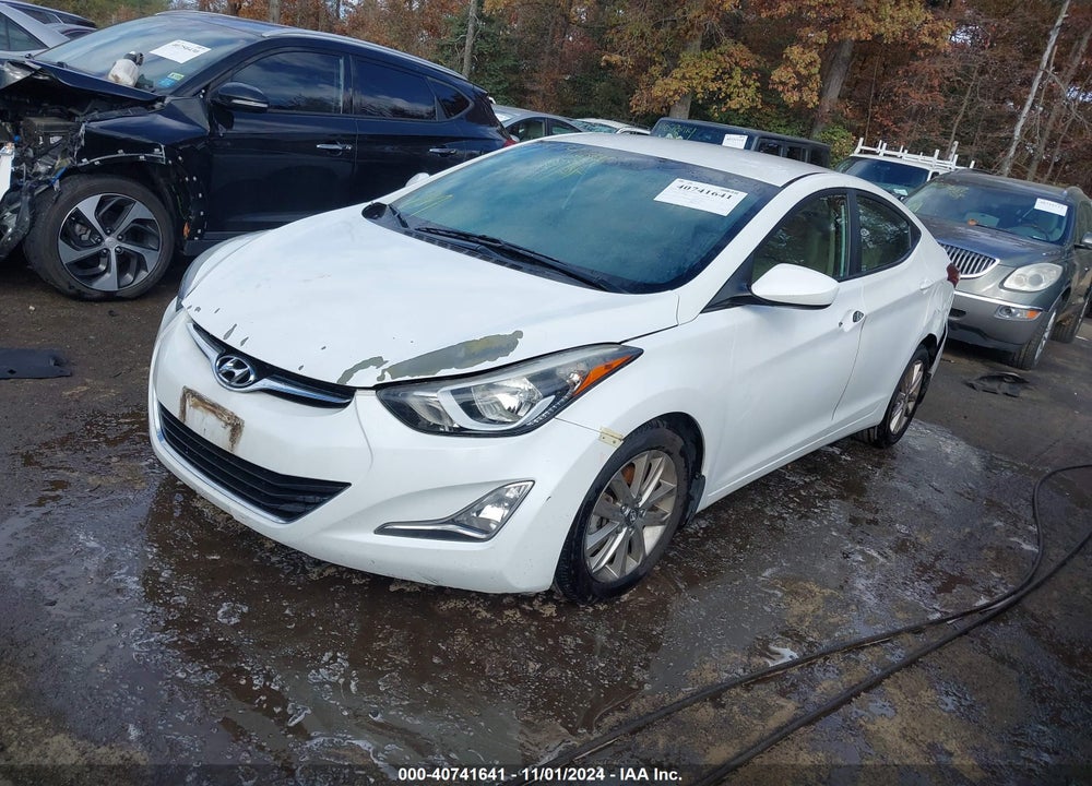 2016 HYUNDAI ELANTRA SE VIN: 5NPDH4AEXGH732676