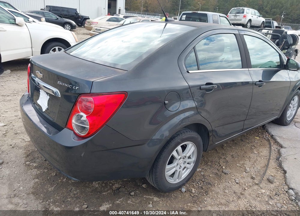 2014 CHEVROLET SONIC LT AUTO VIN: 1G1JC5SH0E4158875