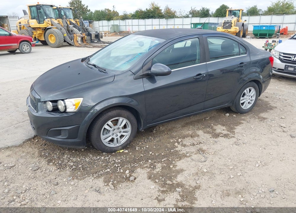 2014 CHEVROLET SONIC LT AUTO VIN: 1G1JC5SH0E4158875