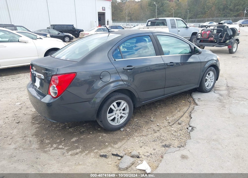 2014 CHEVROLET SONIC LT AUTO VIN: 1G1JC5SH0E4158875