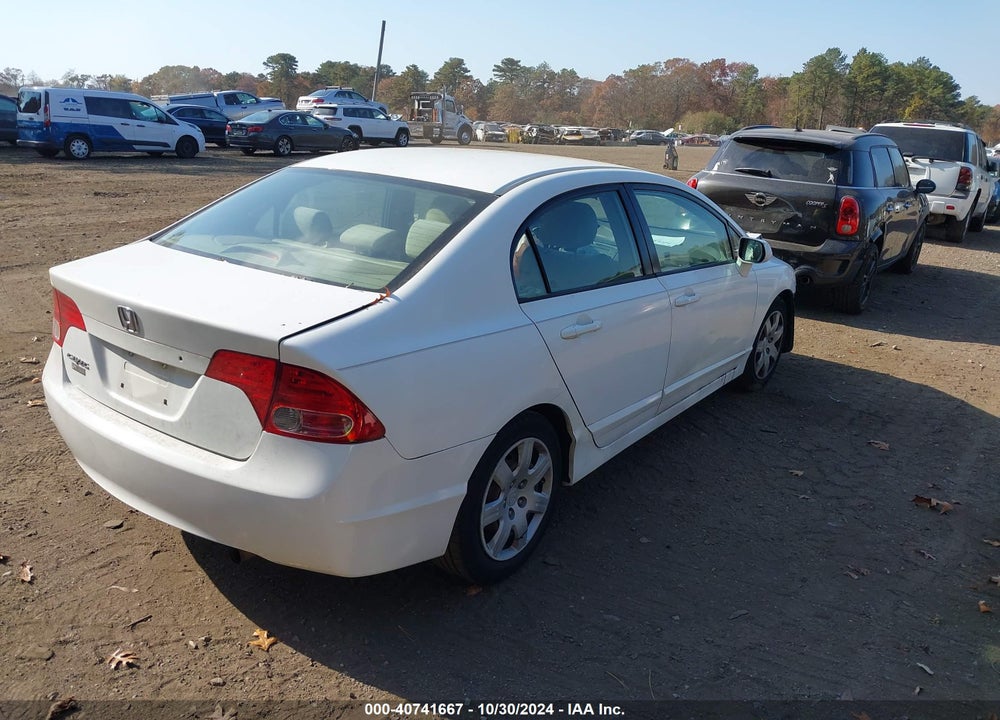 2006 HONDA CIVIC LX VIN: 2HGFA16576H500288