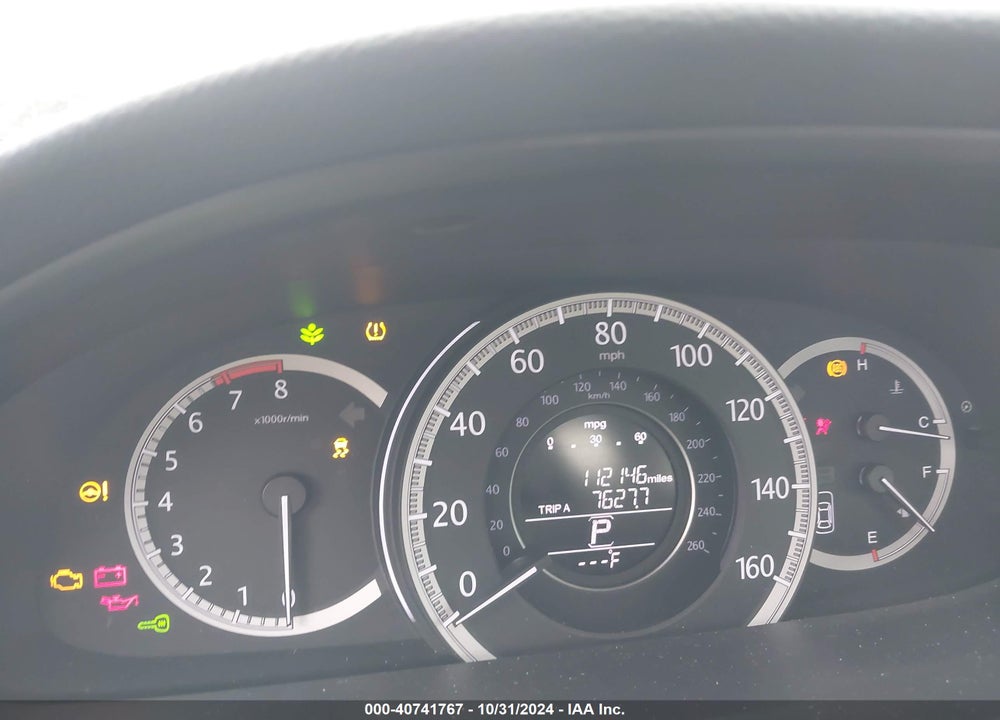 2013 HONDA ACCORD LX VIN: 1HGCR2F36DA058308