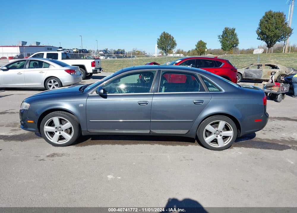 2008 AUDI A4 3.2 VIN: WAUDH78E08A159901