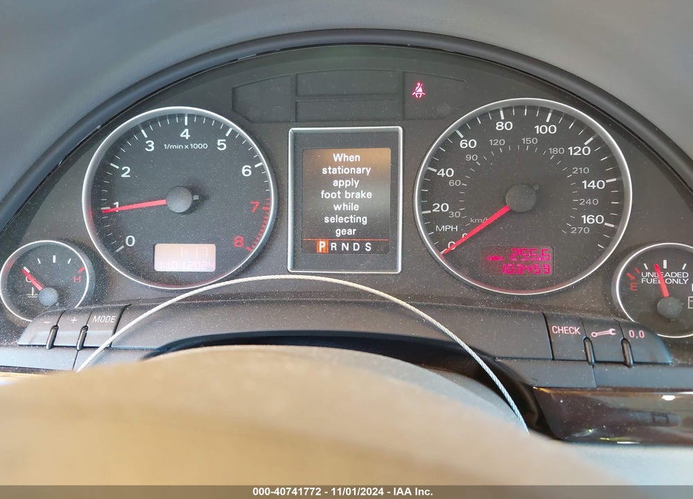 2008 AUDI A4 3.2 VIN: WAUDH78E08A159901