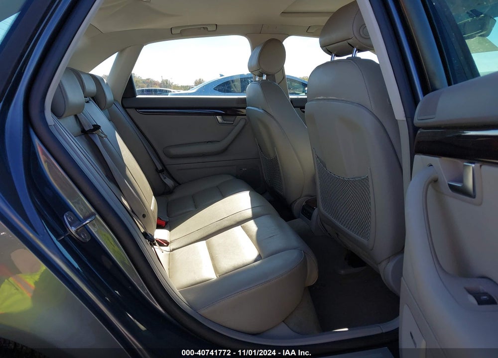2008 AUDI A4 3.2 VIN: WAUDH78E08A159901