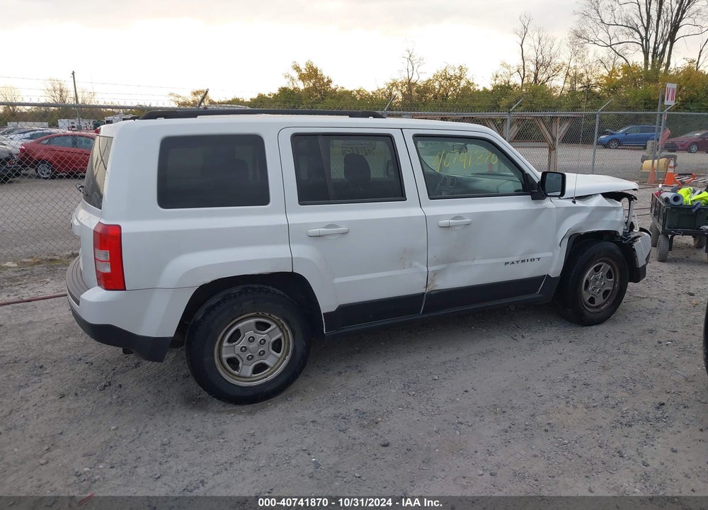 2012 JEEP PATRIOT SPORT VIN: 1C4NJPBA6CD722443