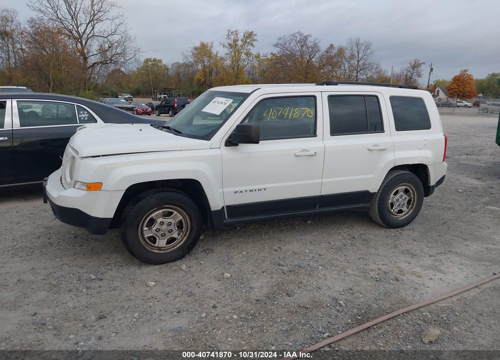 2012 JEEP PATRIOT SPORT VIN: 1C4NJPBA6CD722443