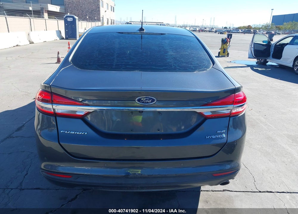 2018 FORD FUSION HYBRID SE VIN: 3FA6P0LU1JR163221