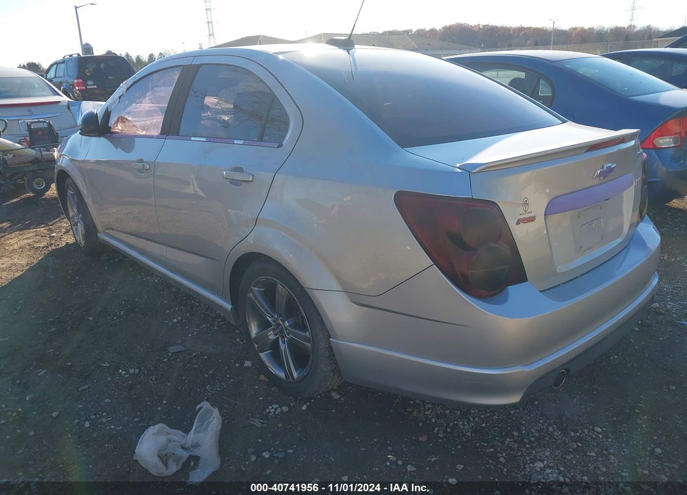 2015 CHEVROLET SONIC RS AUTO VIN: 1G1JG5SB6F4143850