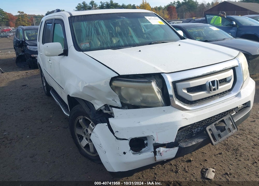 2010 HONDA PILOT TOURING VIN: 5FNYF4H94AB023344