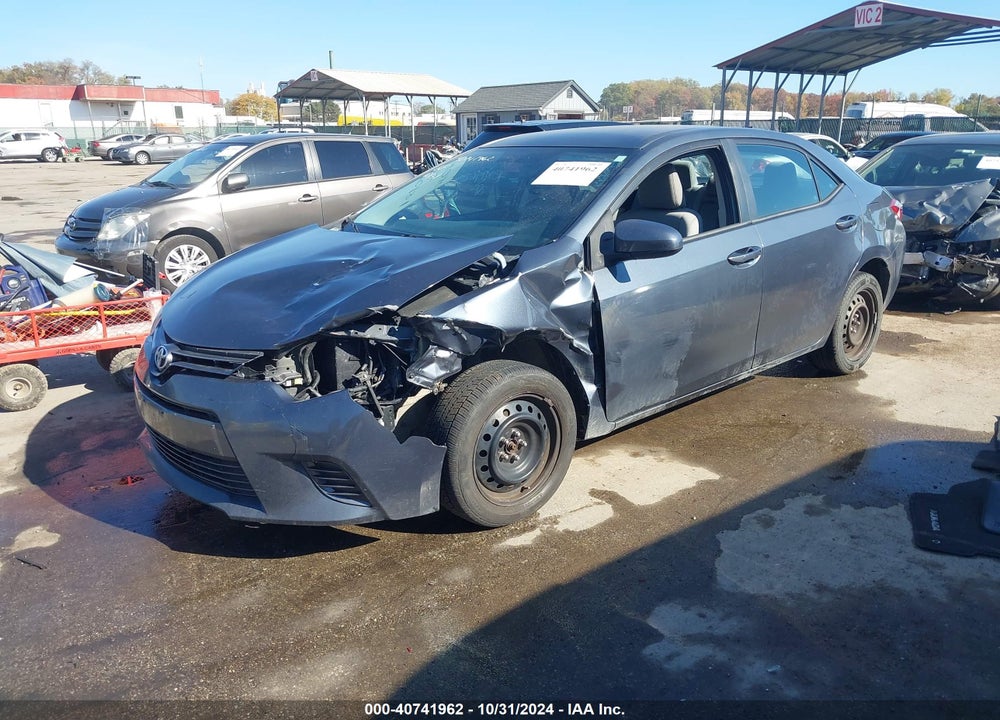 2016 TOYOTA COROLLA LE VIN: 2T1BURHE4GC647664