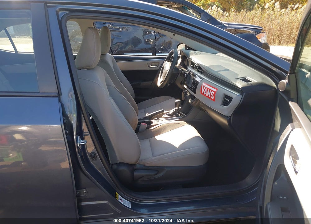 2016 TOYOTA COROLLA LE VIN: 2T1BURHE4GC647664