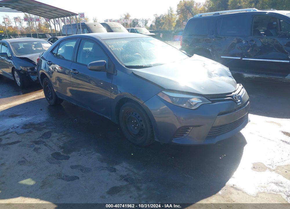 2016 TOYOTA COROLLA LE VIN: 2T1BURHE4GC647664