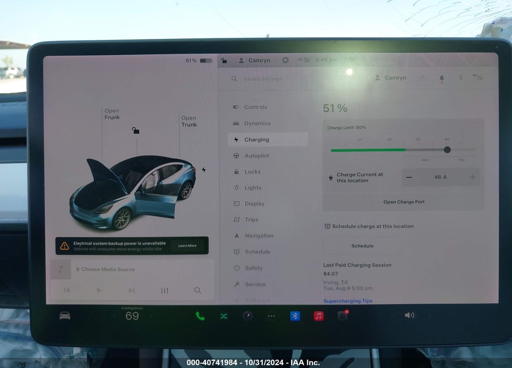 2020 TESLA MODEL 3 VIN: 5YJ3E1EB0LF639676