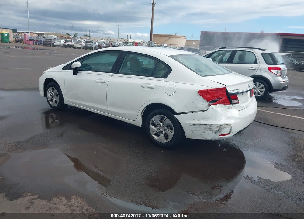 2014 HONDA CIVIC LX VIN: 19XFB2F51EE068518