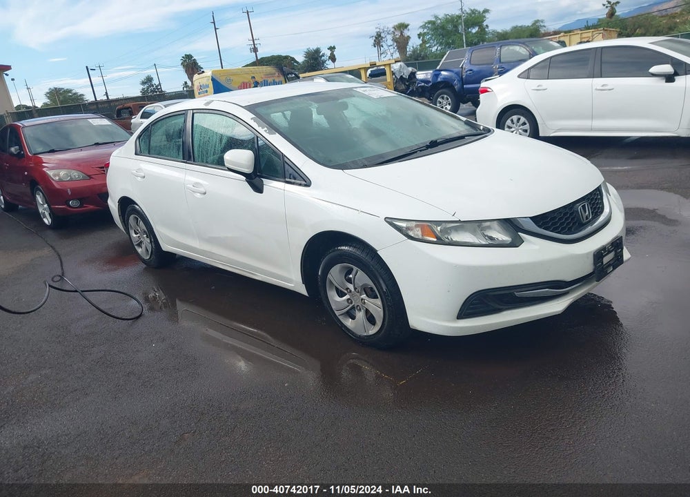 2014 HONDA CIVIC LX VIN: 19XFB2F51EE068518