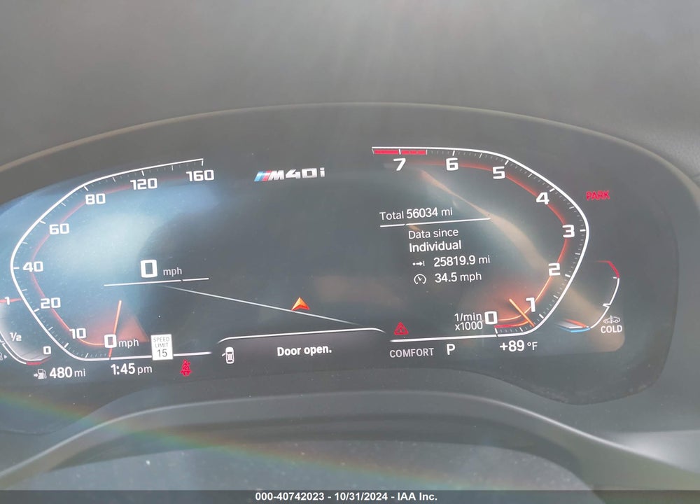 2021 BMW X3 M40I VIN: 5UXTY9C05M9G42433