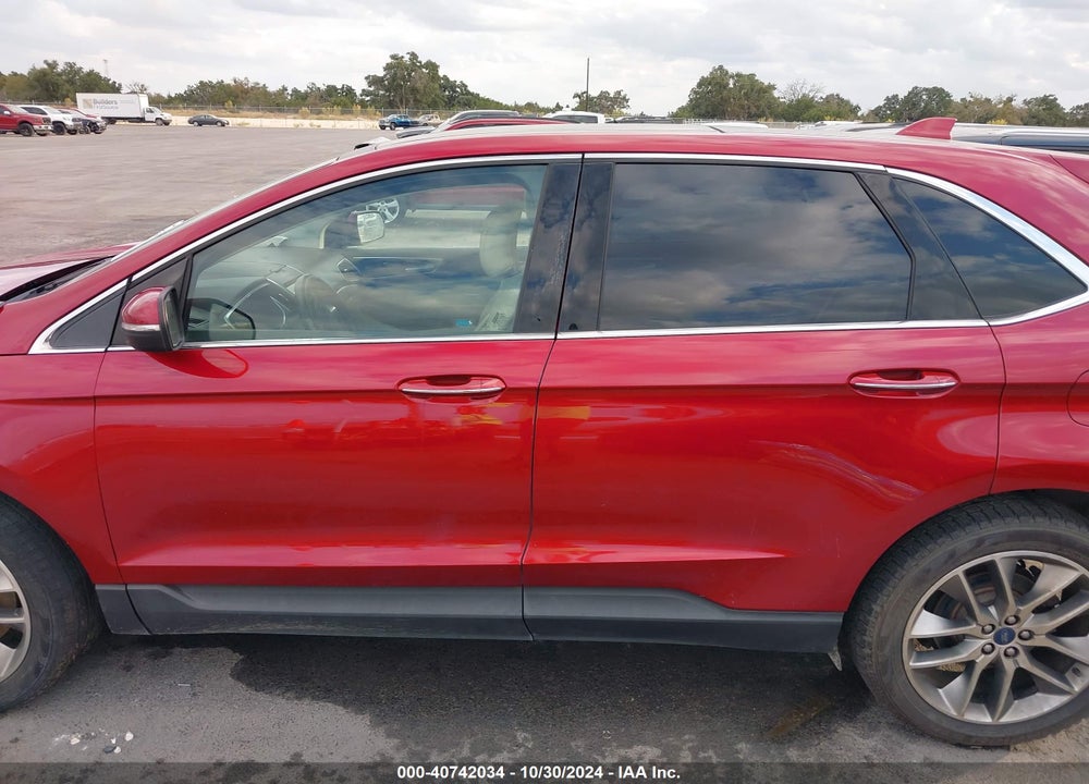 2016 FORD EDGE TITANIUM VIN: 2FMPK3K80GBB10998