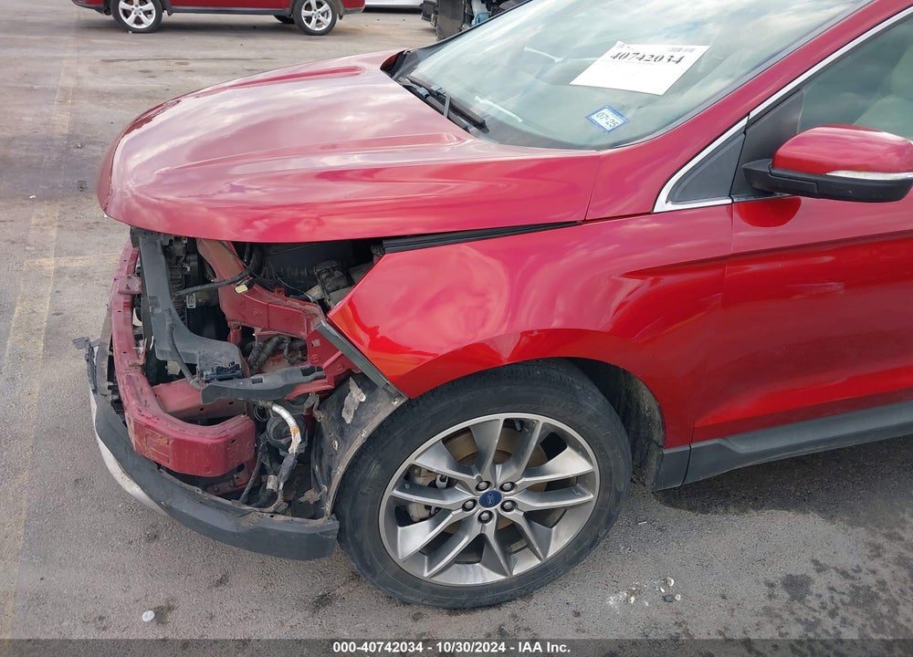 2016 FORD EDGE TITANIUM VIN: 2FMPK3K80GBB10998