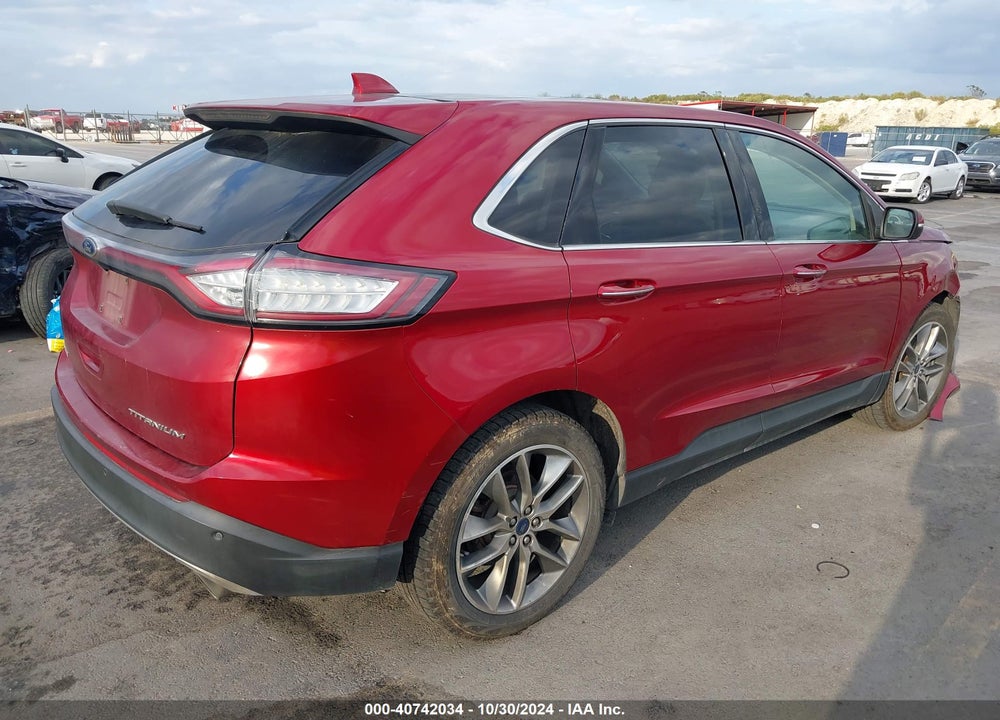 2016 FORD EDGE TITANIUM VIN: 2FMPK3K80GBB10998