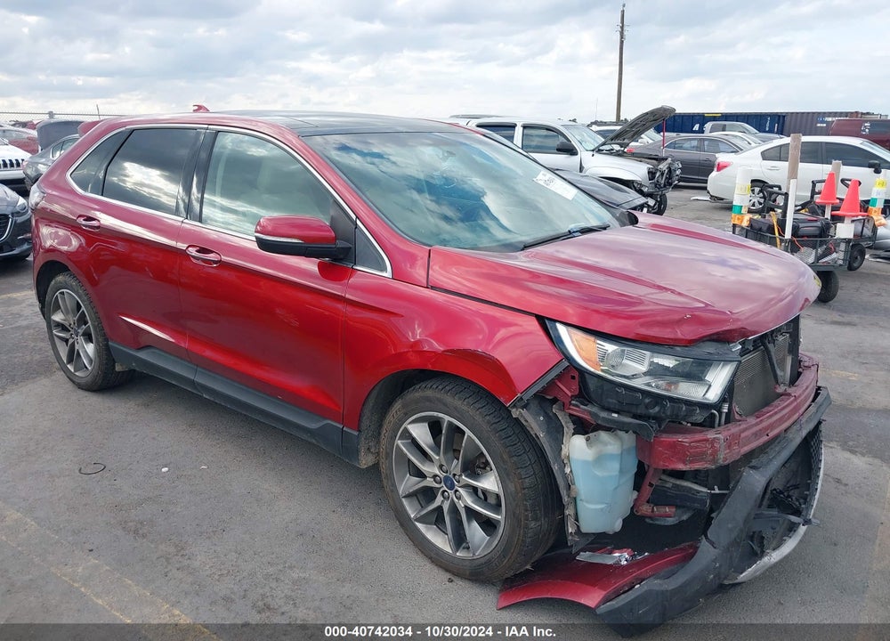 2016 FORD EDGE TITANIUM VIN: 2FMPK3K80GBB10998