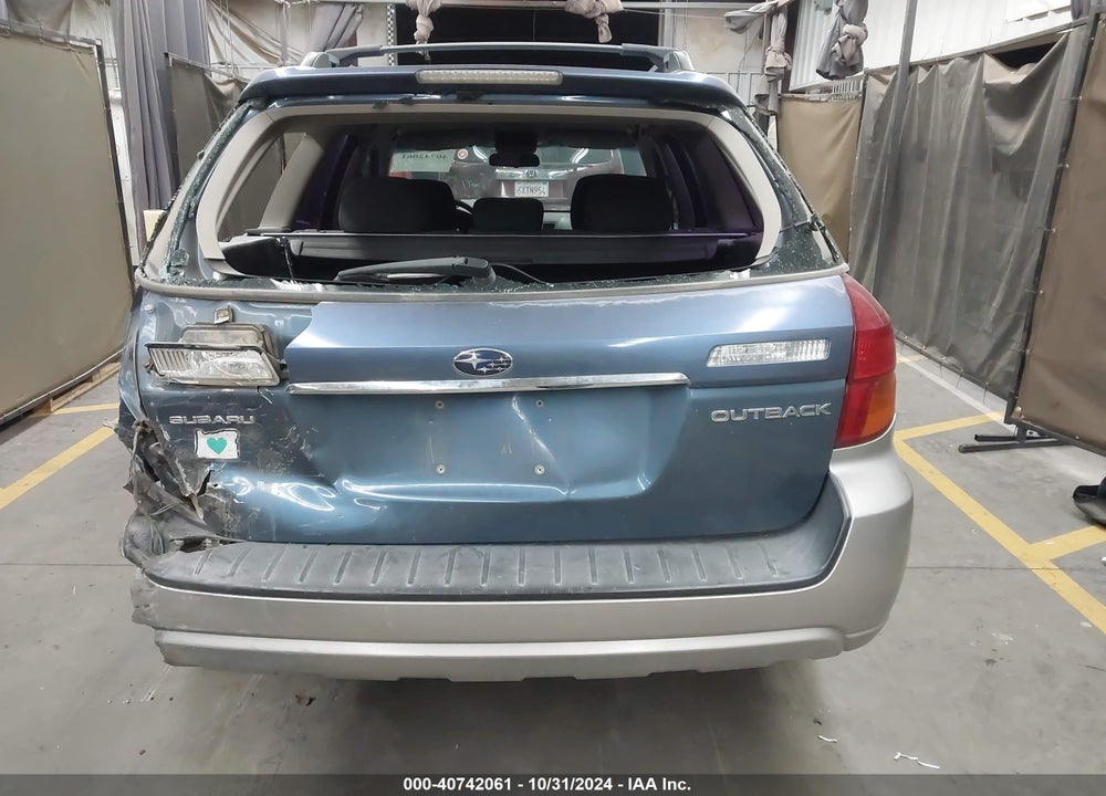2006 SUBARU OUTBACK 2.5I VIN: 4S4BP61C167354895
