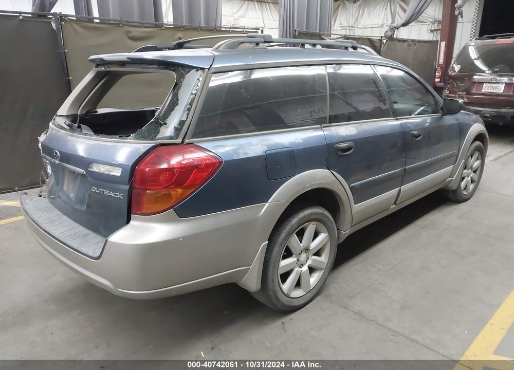 2006 SUBARU OUTBACK 2.5I VIN: 4S4BP61C167354895