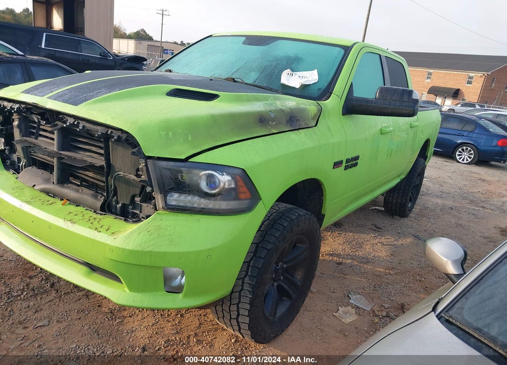 2017 RAM 1500 SPORT 4X4 5'7 BOX VIN: 1C6RR7MT5HS793622