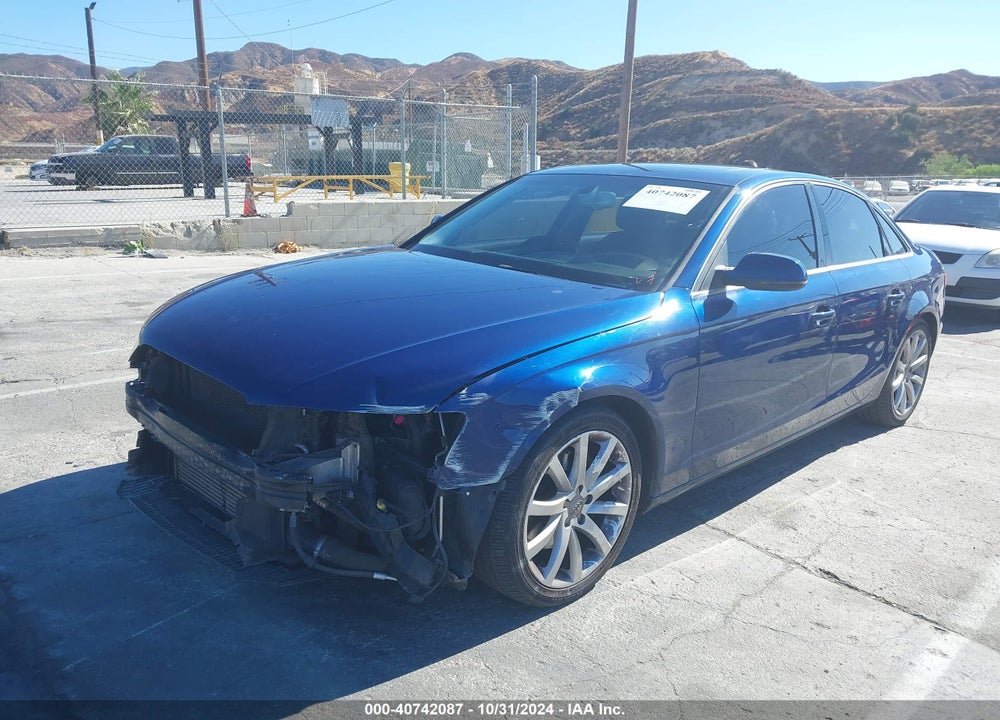 2013 AUDI A4 PREMIUM PLUS VIN: WAUFFAFL1DN045969