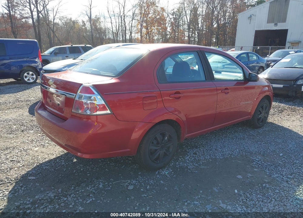 2009 CHEVROLET AVEO LT VIN: KL1TD56E69B389091
